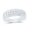 10kt Yellow Gold Mens Round Diamond Band Ring 1 Cttw