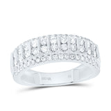 10kt Yellow Gold Mens Round Diamond Band Ring 1 Cttw