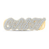 10kt Yellow Gold Mens Round Diamond Cash 4-Finger Ring 14-1/3 Cttw