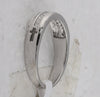 Sterling Silver Womens Round Diamond Single Row Band Ring 1/6 Cttw