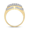 10kt Yellow Gold Mens Round Diamond Fashion Ring 1 Cttw