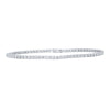 14kt White Gold Womens Round Diamond Tennis Bracelet 3 Cttw