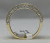 14kt Yellow Gold Mens Round Diamond Pave Band Ring 3-1/5 Cttw