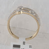 10kt Yellow Gold Womens Round Diamond Band Ring 1/3 Cttw