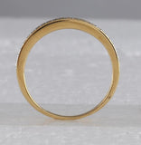 10kt Yellow Gold Round Diamond Bridal Wedding Ring Band Set 1/2 Cttw