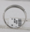 Sterling Silver Mens Round Diamond Pave Band Ring 1/4 Cttw