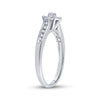 14kt White Gold Round Diamond Solitaire Bridal Wedding Engagement Ring 1/8 Cttw