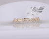 14kt Yellow Gold Womens Round Diamond Stackable Band Ring 1/6 Cttw