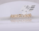 14kt Yellow Gold Womens Round Diamond Stackable Band Ring 1/6 Cttw