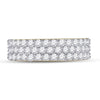 14kt Yellow Gold Mens Round Diamond Pave Band Ring 2-7/8 Cttw