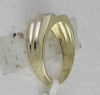 10kt Yellow Gold Mens Round Diamond Band Ring 1/10 Cttw