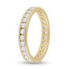 14kt Yellow Gold Womens Round Diamond Eternity Wedding Band 1 Cttw