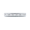 10kt White Gold Womens Baguette Diamond Wedding Band 1/4 Cttw